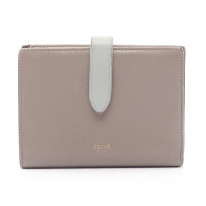 セリーヌ ミディアムストラップウォレット レザー 二つ折り財布