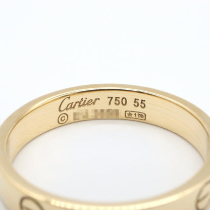 カルティエ ミニラブリング Au750 リング 14号