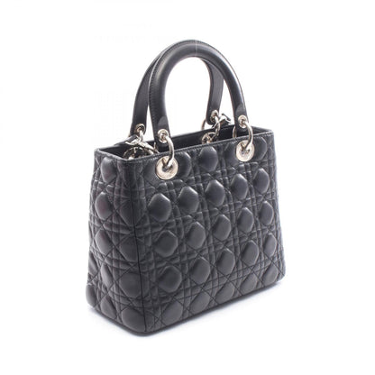ディオール LADY DIOR レザー ハンドバッグ