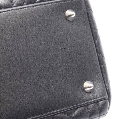 ディオール LADY DIOR レザー ハンドバッグ