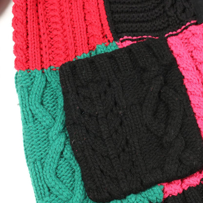 シュプリーム Patchwork Cable Knit コットンカーディガン