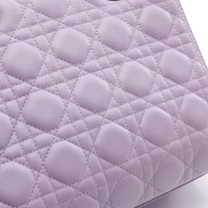 クリスチャンディオール LADY DIOR レザー ハンドバッグ