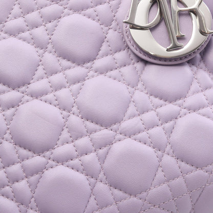 クリスチャンディオール LADY DIOR レザー ハンドバッグ