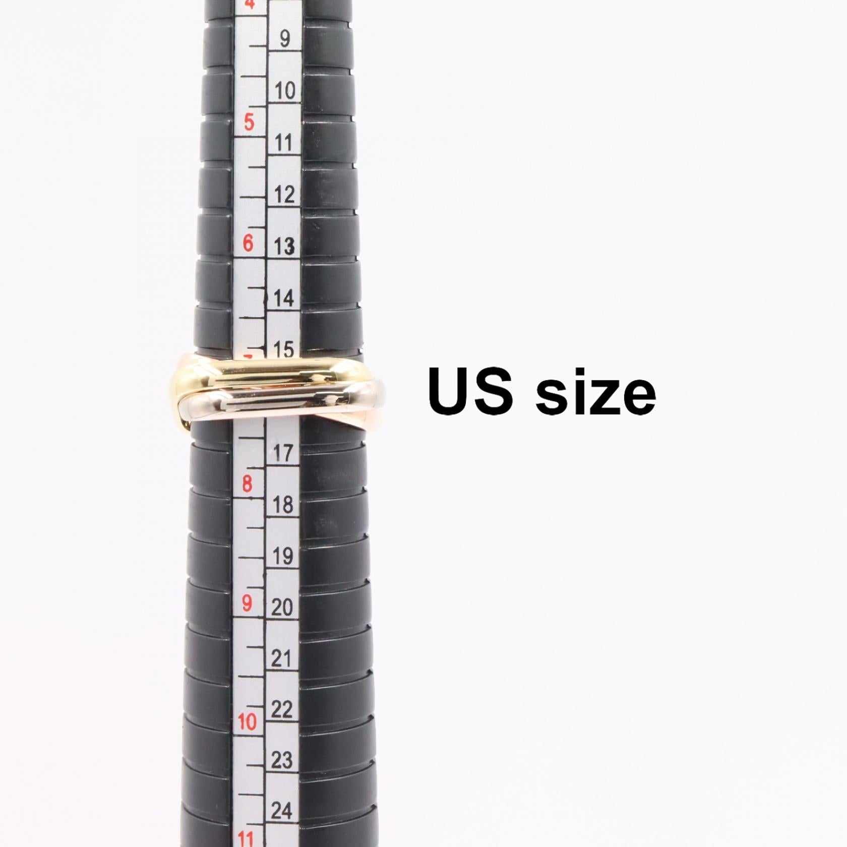 カルティエ トリニティクッション Au750 リング 15号