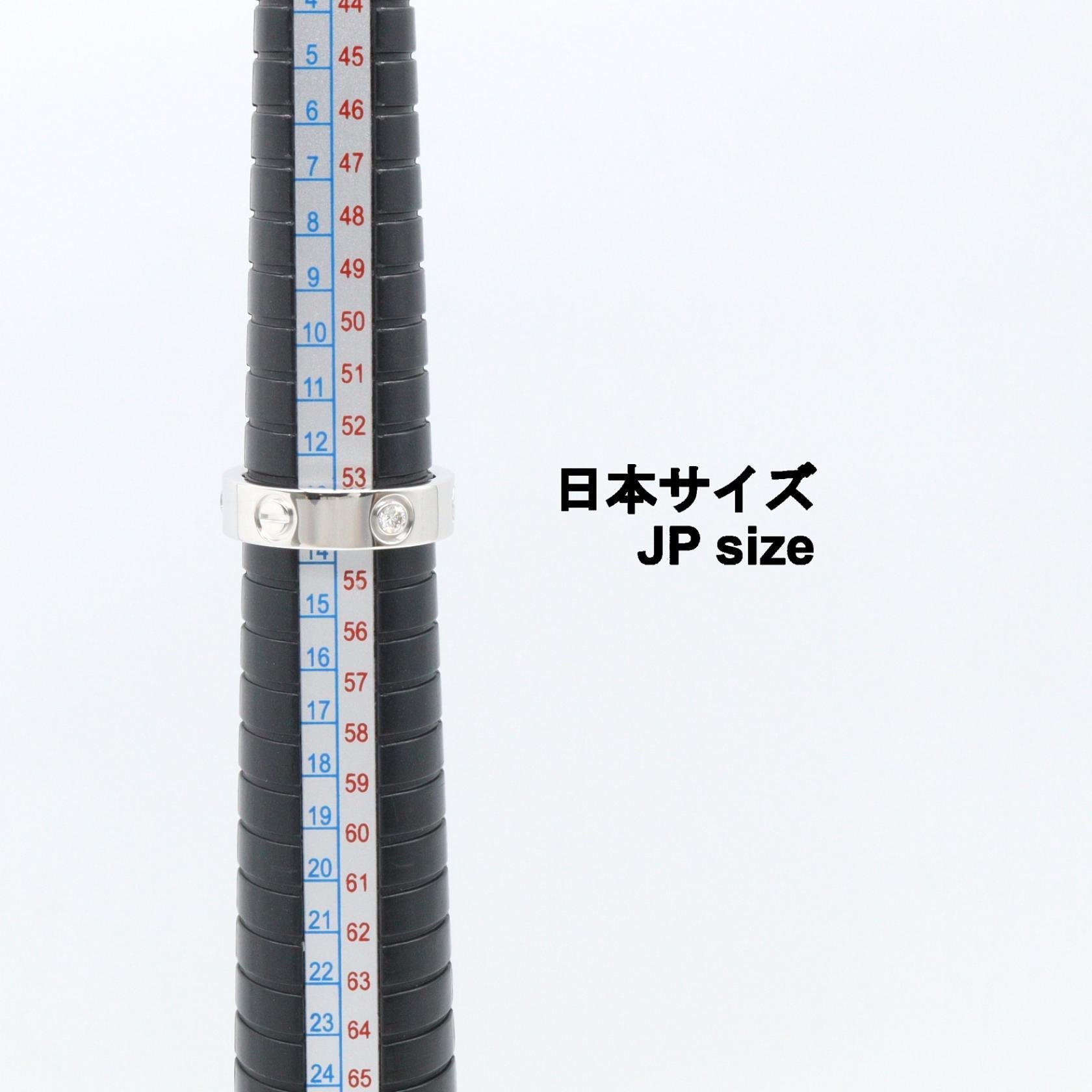 カルティエ ラブリング K18WG リング 13号