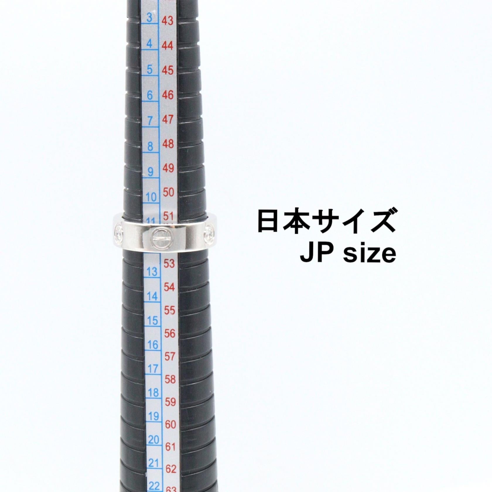 カルティエ ラブ Au750 ダイヤモンド リング 12号