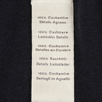 エルメス レザーステッチ カシミヤニット