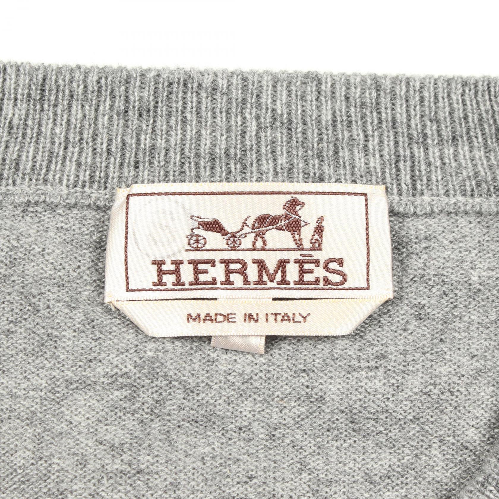 エルメス カシミヤニットトップス