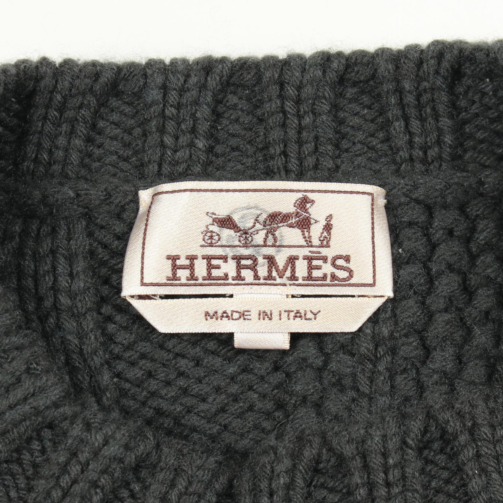 エルメス ウールカシミヤニットトップス