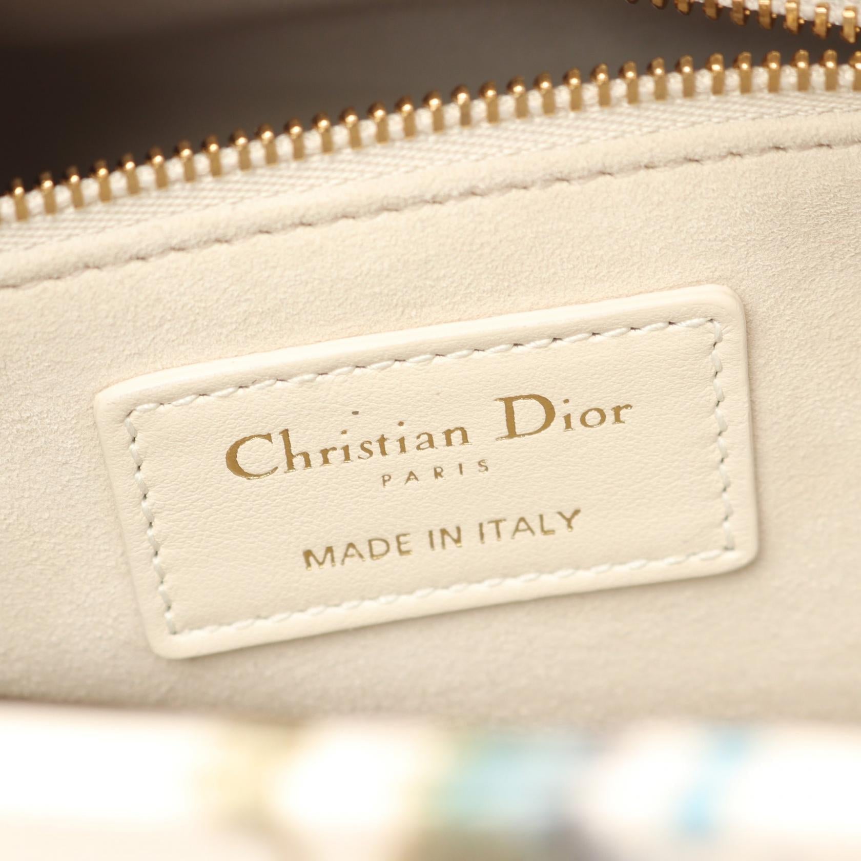 ディオール LADY DIOR ミディアム 2WAYハンドバッグ