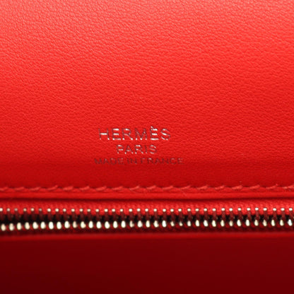 エルメス ケリー28 トワルアッシュ ヴォースイフト ハンドバッグ