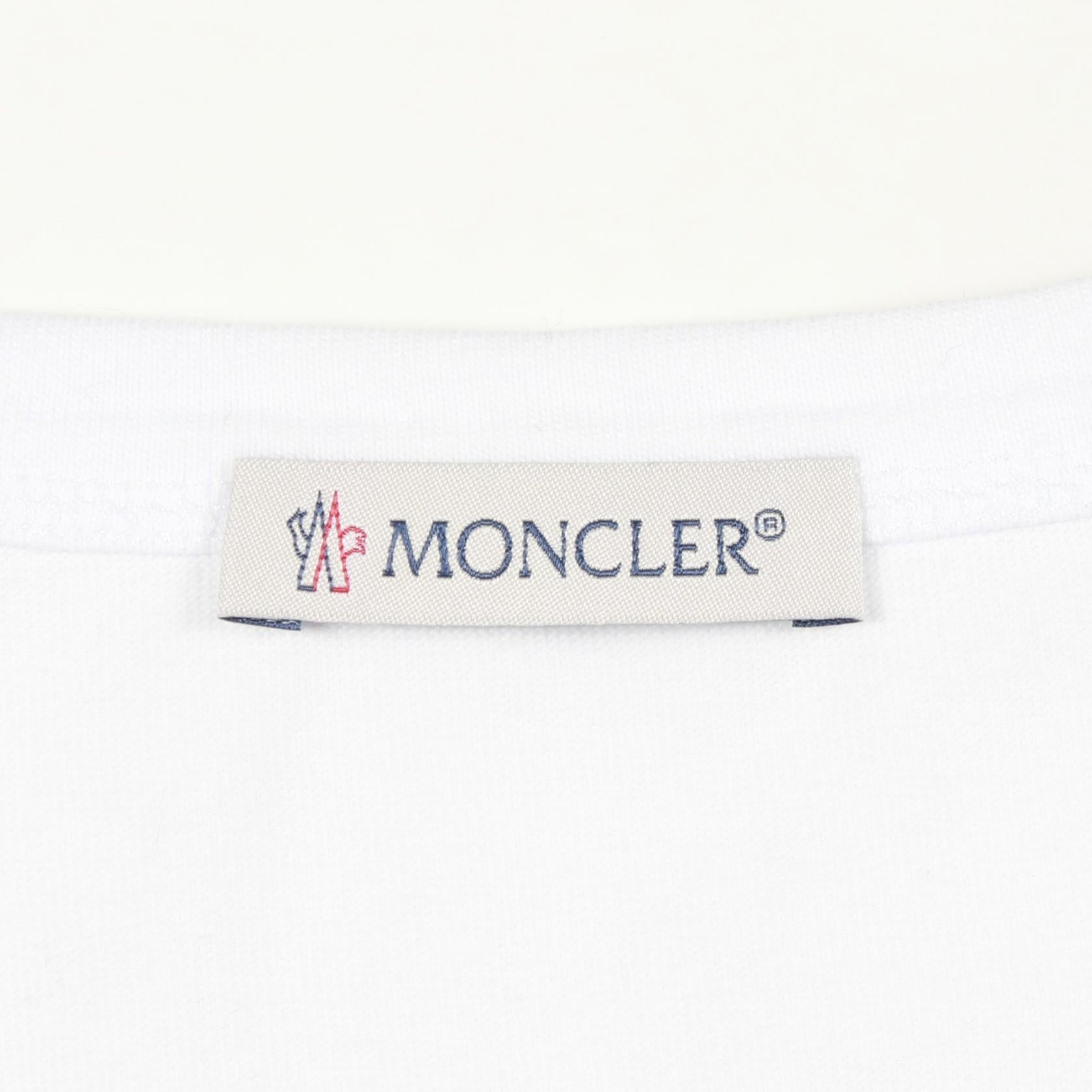 モンクレール コットン半袖Tシャツ