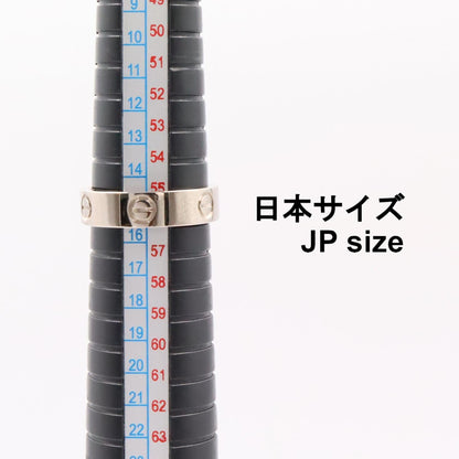 カルティエ ラブ Au750ホワイトゴールド リング 16号