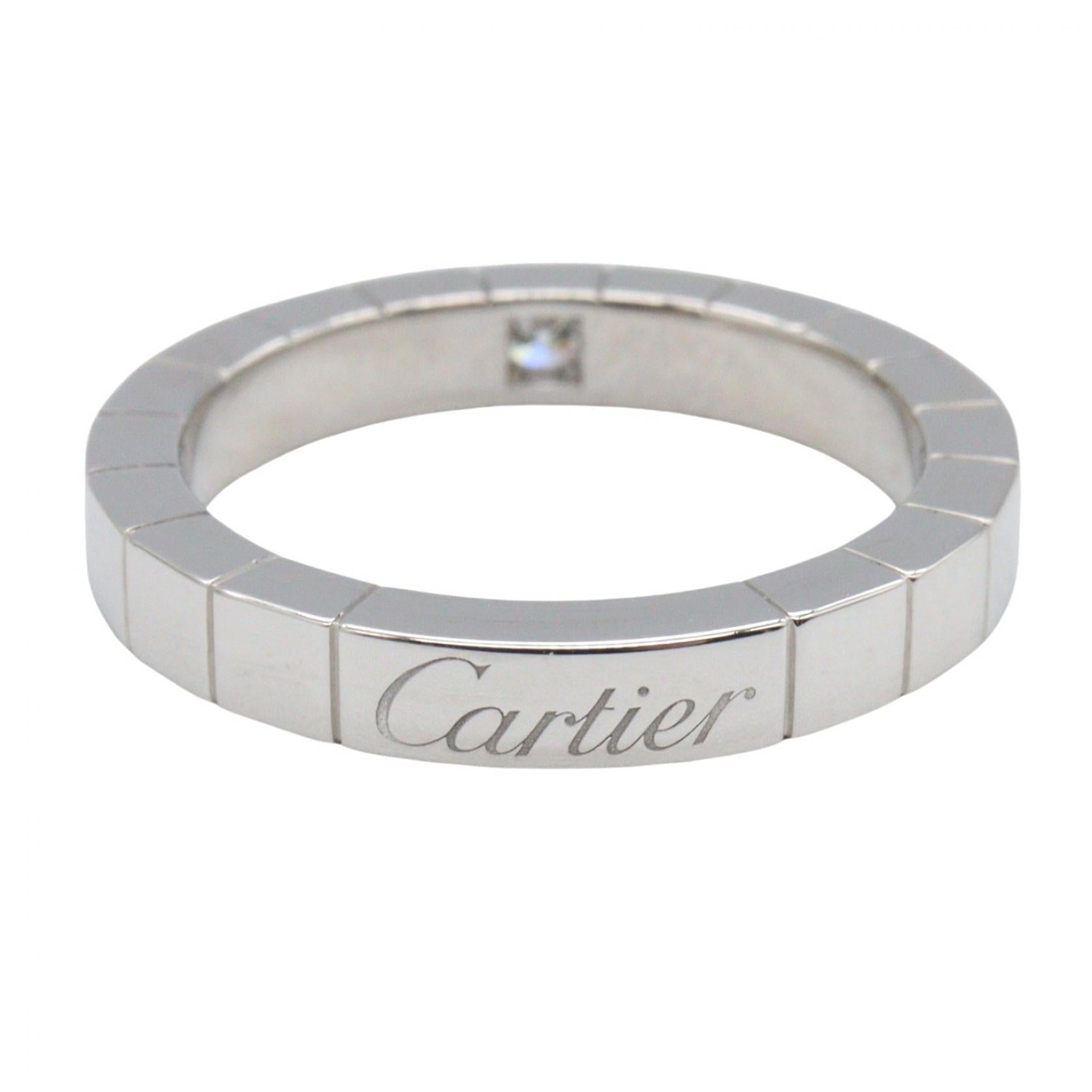 カルティエ ラニエール Au750 ダイヤモンドリング 9号