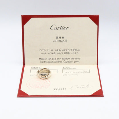 カルティエ トリニティ Au750ホワイトゴールド リング 9号