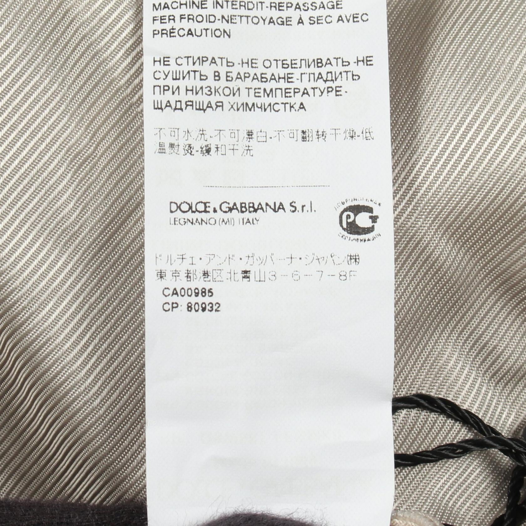 ドルチェ＆ガッバーナ シルクレーヨンコットンブルゾン