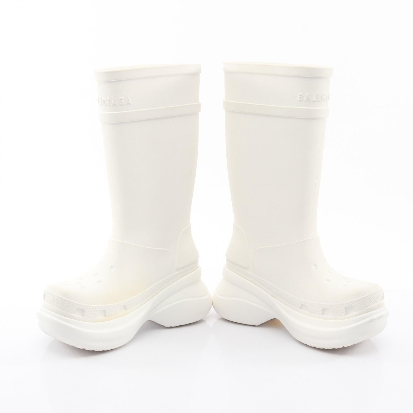 バレンシアガ Crocs レインブーツ