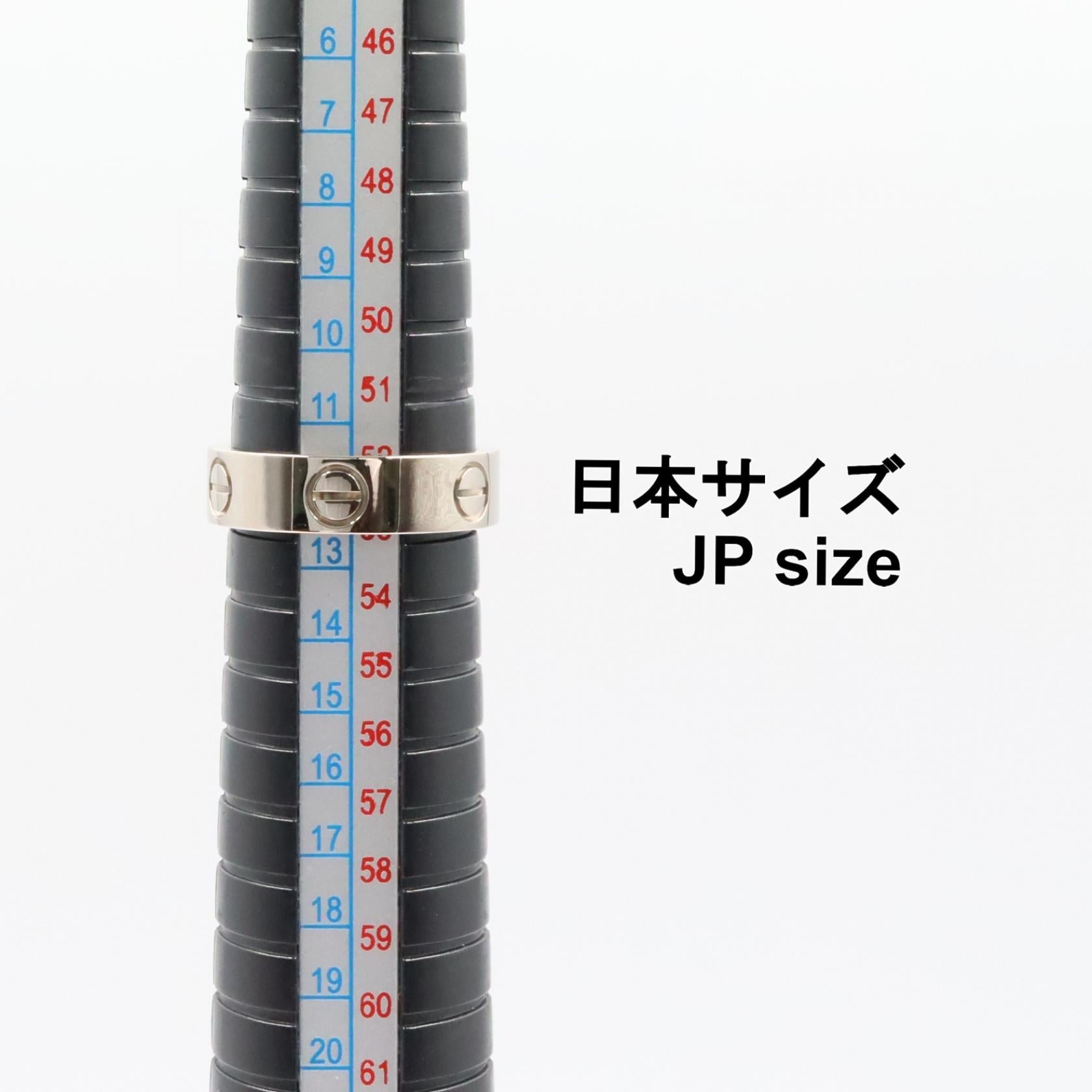 カルティエ ラブ Au750ホワイトゴールド リング 53号