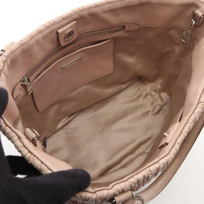 ミュウミュウ マテラッセ レザー2wayハンドバッグ