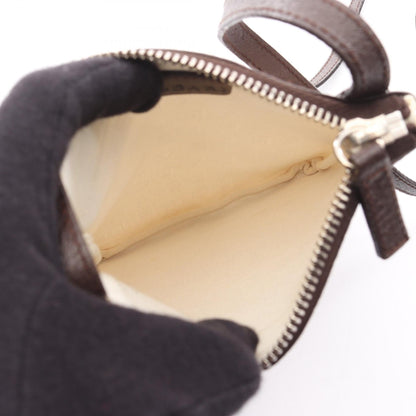 ブルガリ ロゴマニア キャンバス レザー ショルダーバッグ