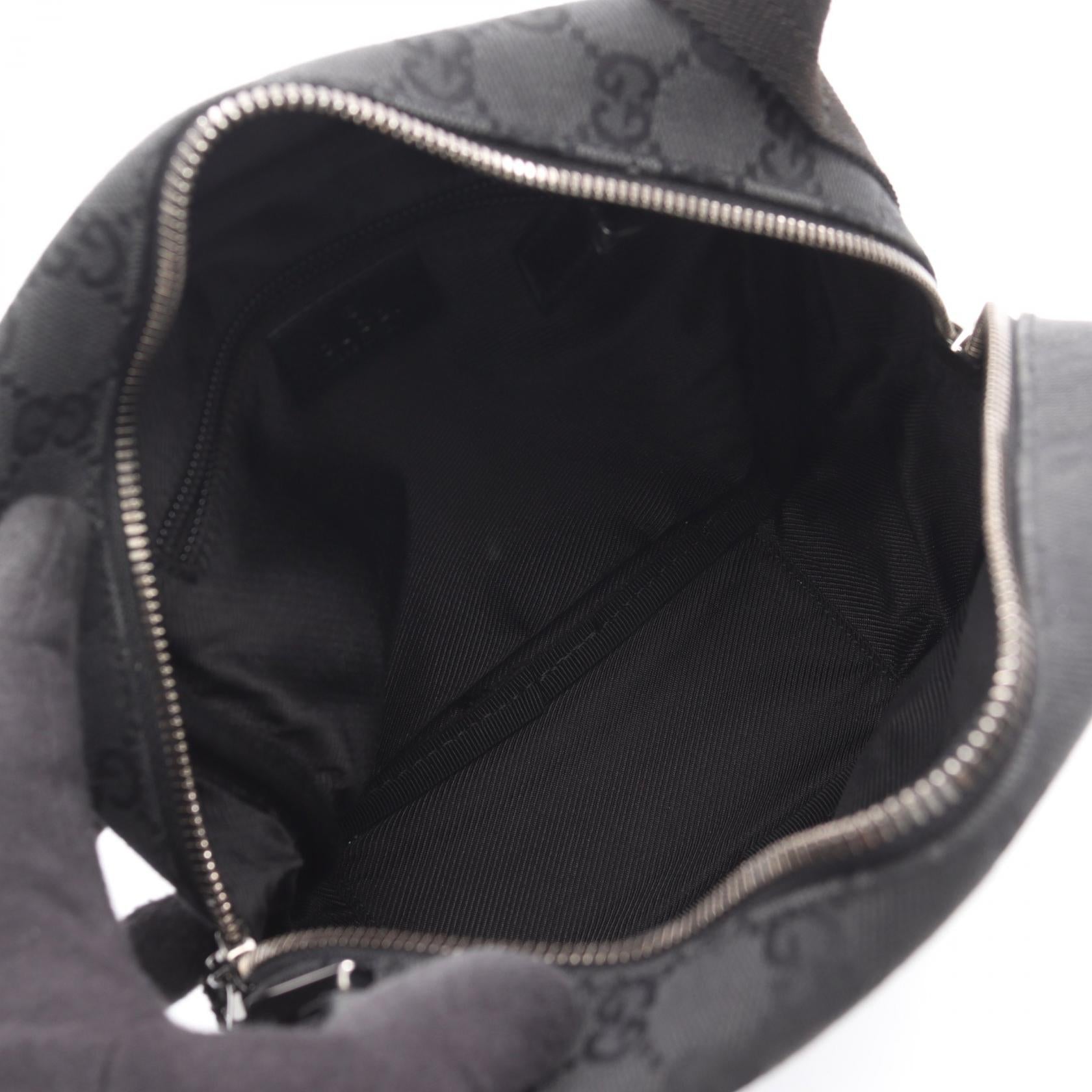グッチ GGキャンバス レザー ショルダーバッグ