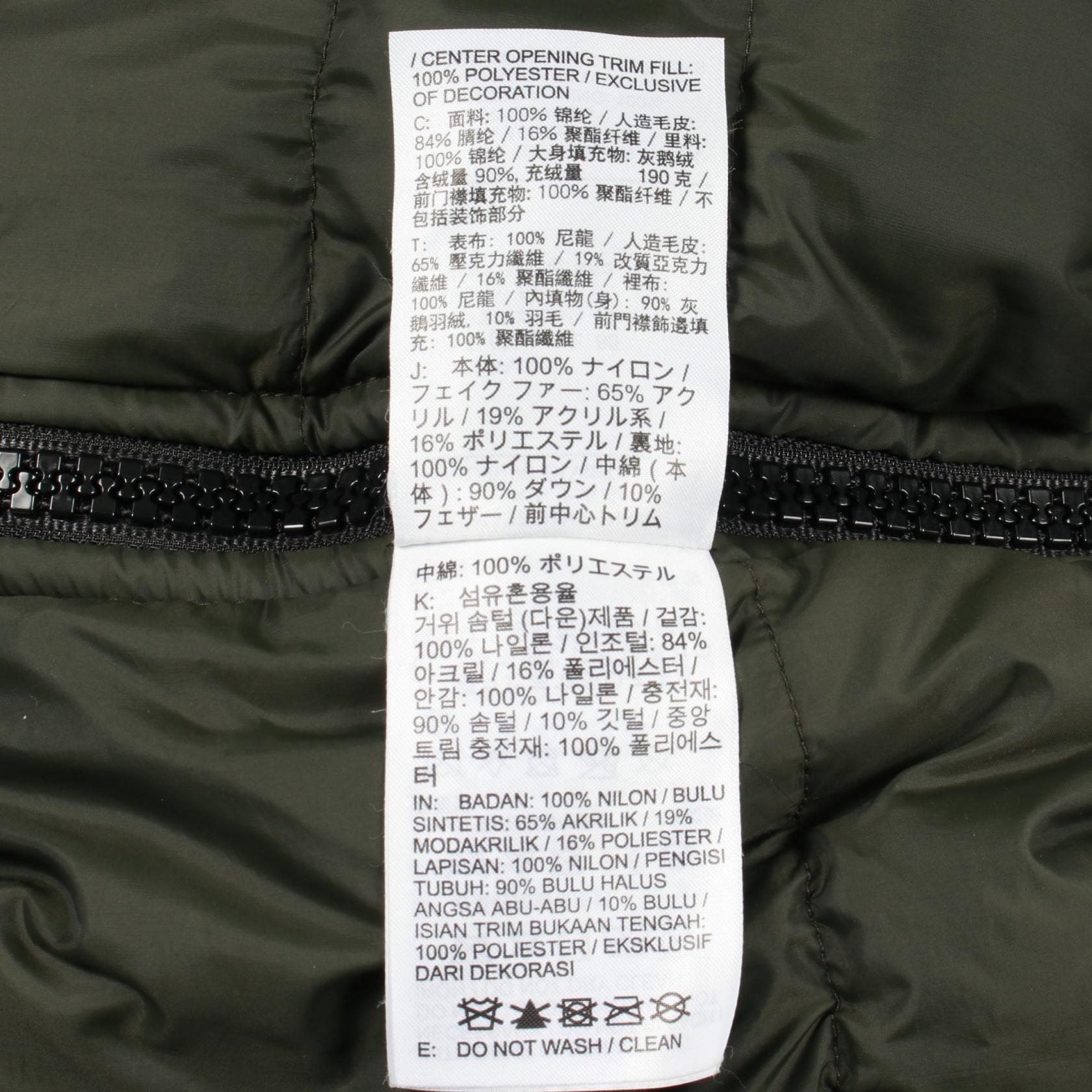 ナイキ NIKELAB sacai ナイロンフェイクファーダウンジャケット