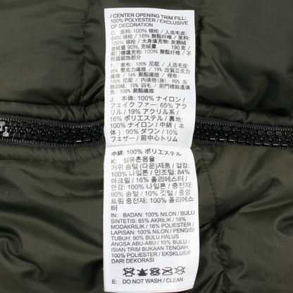 ナイキ NIKELAB sacai ナイロンフェイクファーダウンジャケット