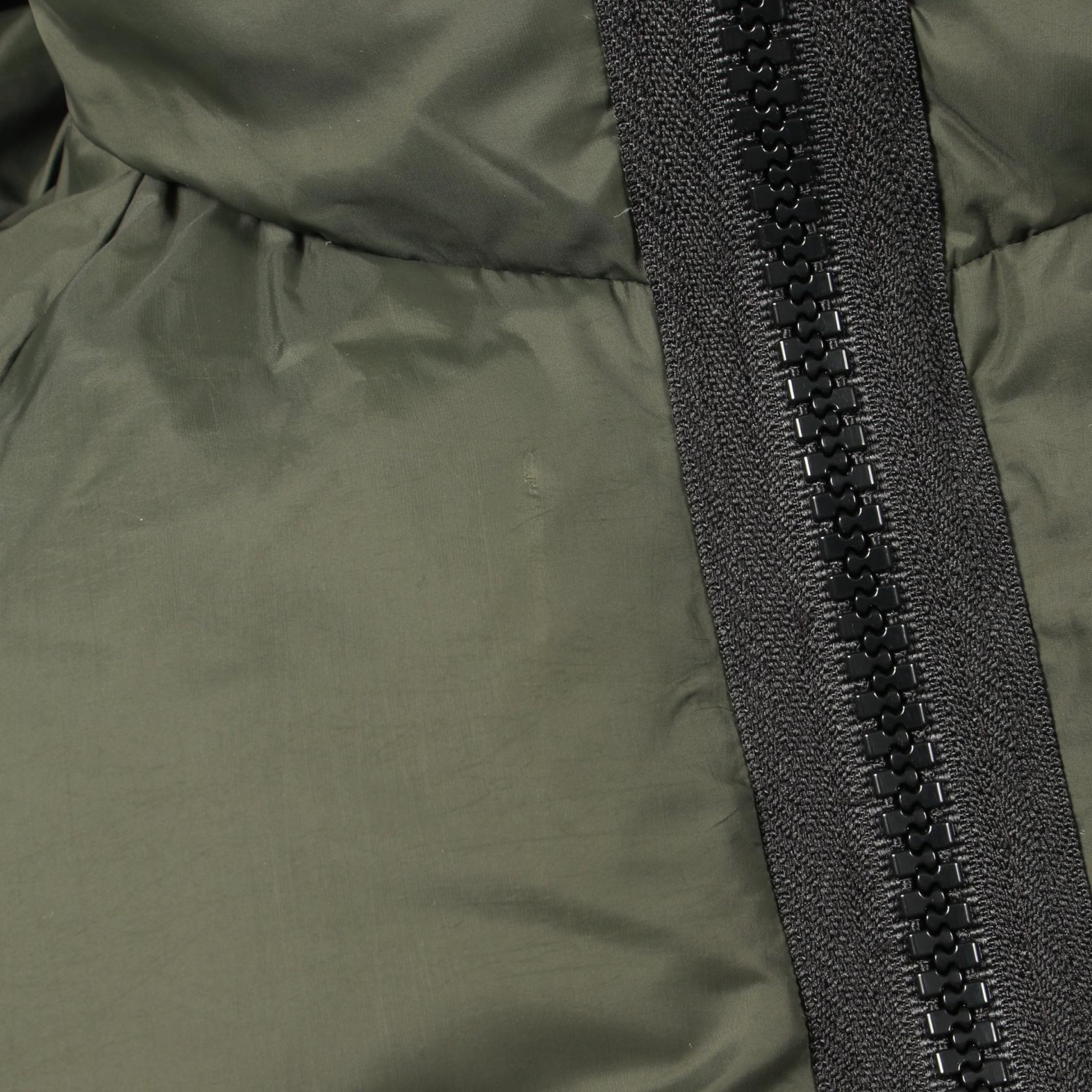 ナイキ NIKELAB sacai ナイロンフェイクファーダウンジャケット