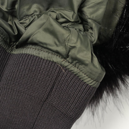 ナイキ NIKELAB sacai ナイロンフェイクファーダウンジャケット