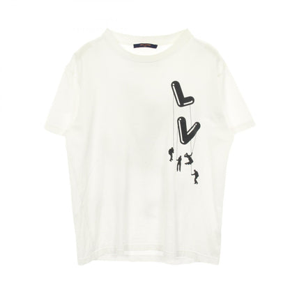 ルイヴィトン フロウティングプリント コットン半袖Tシャツ
