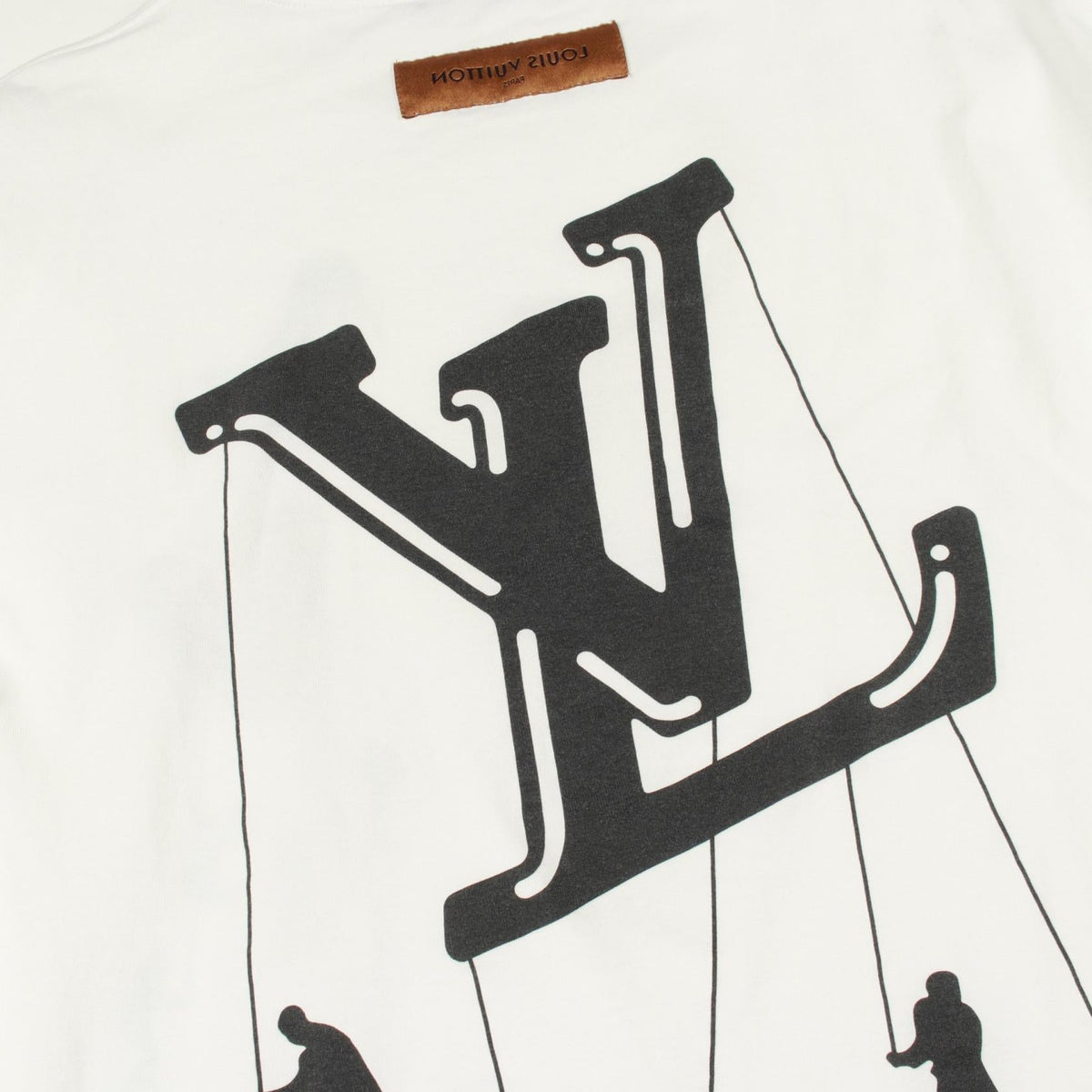 ルイヴィトン フロウティングプリント コットン半袖Tシャツ