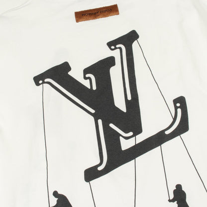 ルイヴィトン フロウティングプリント コットン半袖Tシャツ