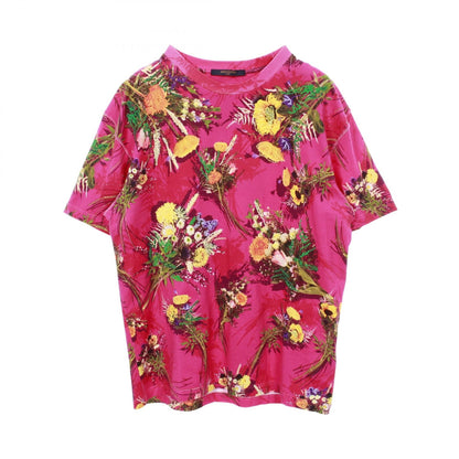 ルイヴィトン フラワーエンブロイダリー コットン半袖Tシャツ