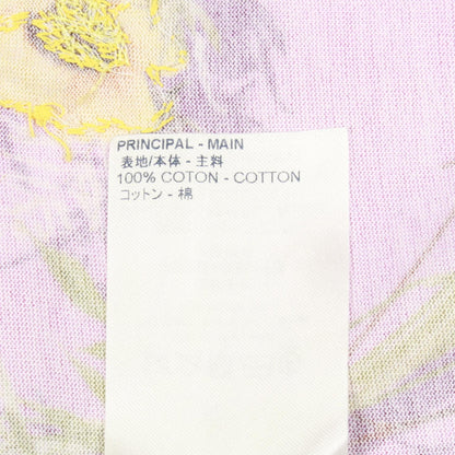 ルイヴィトン フラワーエンブロイダリー コットン半袖Tシャツ