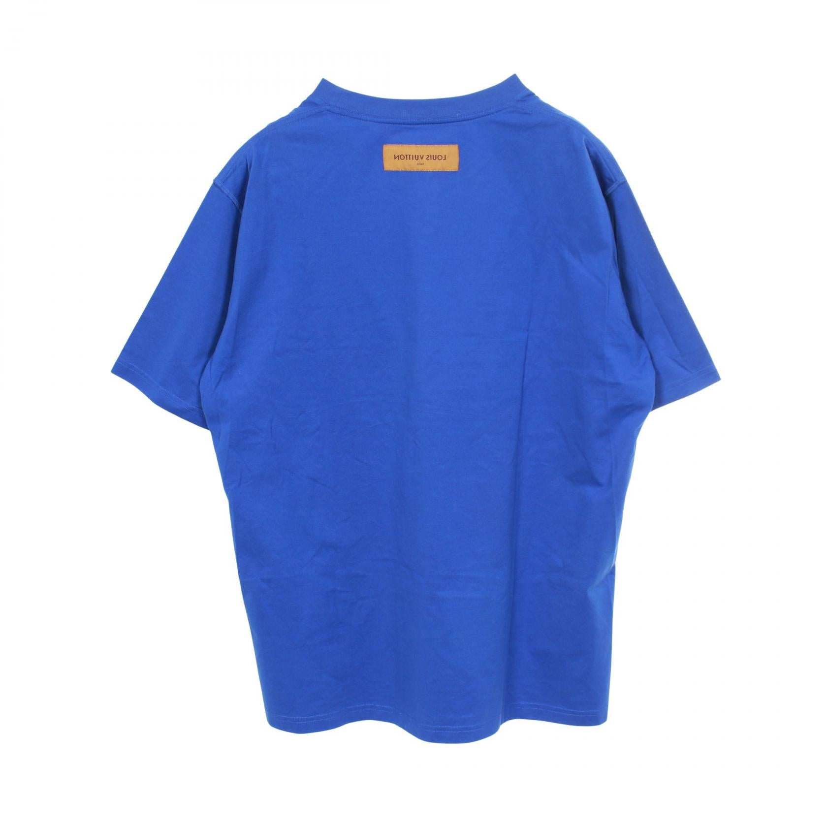 ルイヴィトン エンボスLVロゴ コットン 半袖Tシャツ