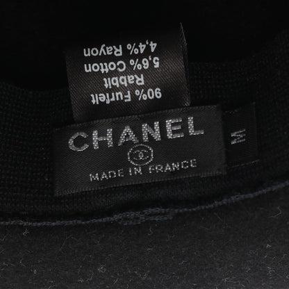 シャネル ココマーク ラビットフェルトハット