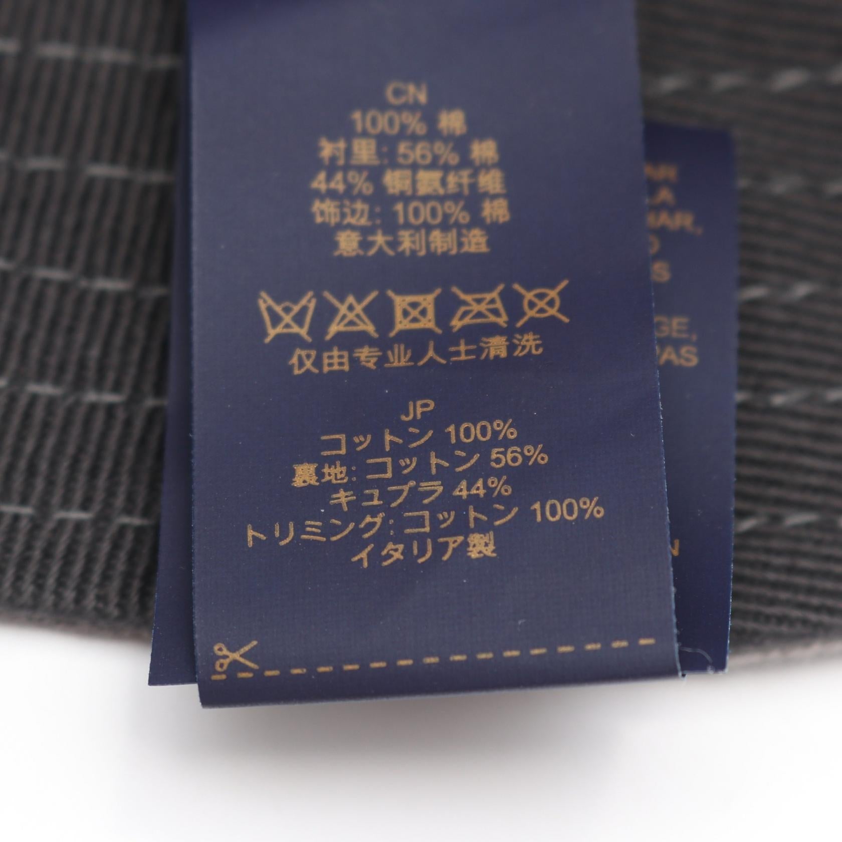 ルイヴィトン LVポートレート コットンハット