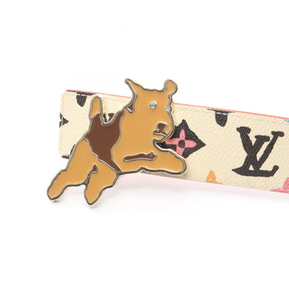 ルイヴィトン LVモノグラム クラギー レザー PVC ベルト