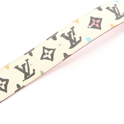ルイヴィトン LVモノグラム クラギー レザー PVC ベルト