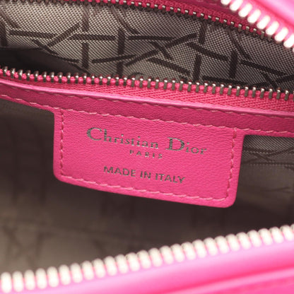 ディオール LADY DIOR レザー ハンドバッグ