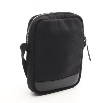 サンローランパリ Rivington キャンバス レザー ショルダーバッグ