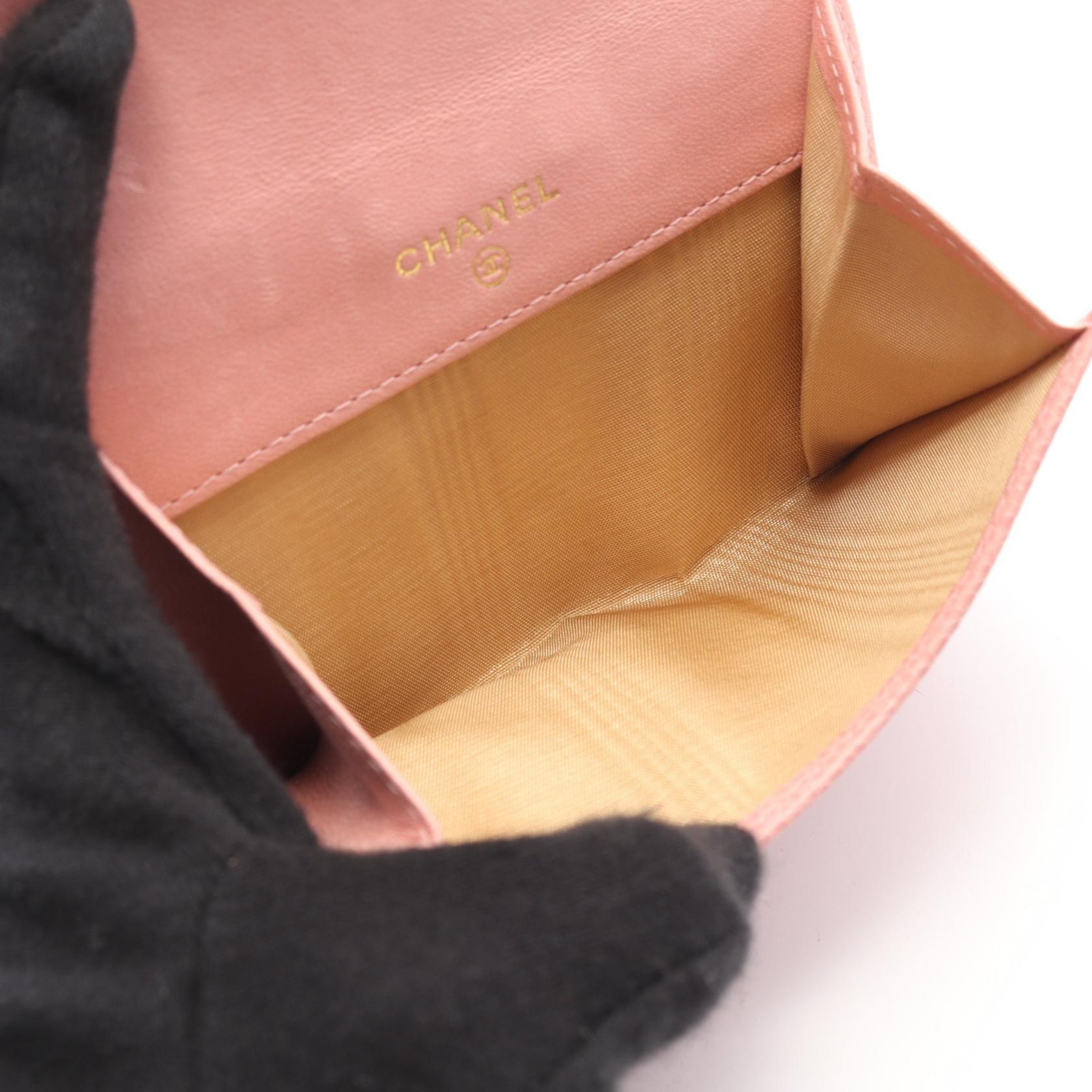 シャネル ココマーク カーフ 二つ折り財布