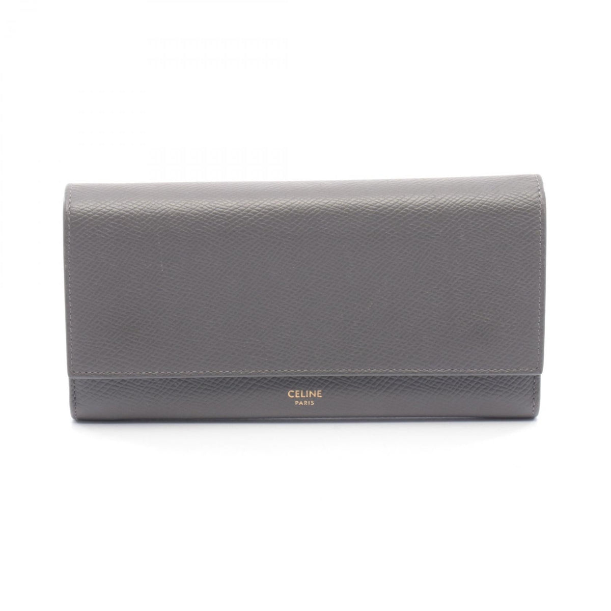 セリーヌ ラージフラップウォレット レザー 長財布