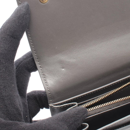 セリーヌ ラージフラップウォレット レザー 長財布