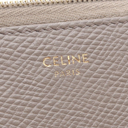セリーヌ レザーラウンド長財布