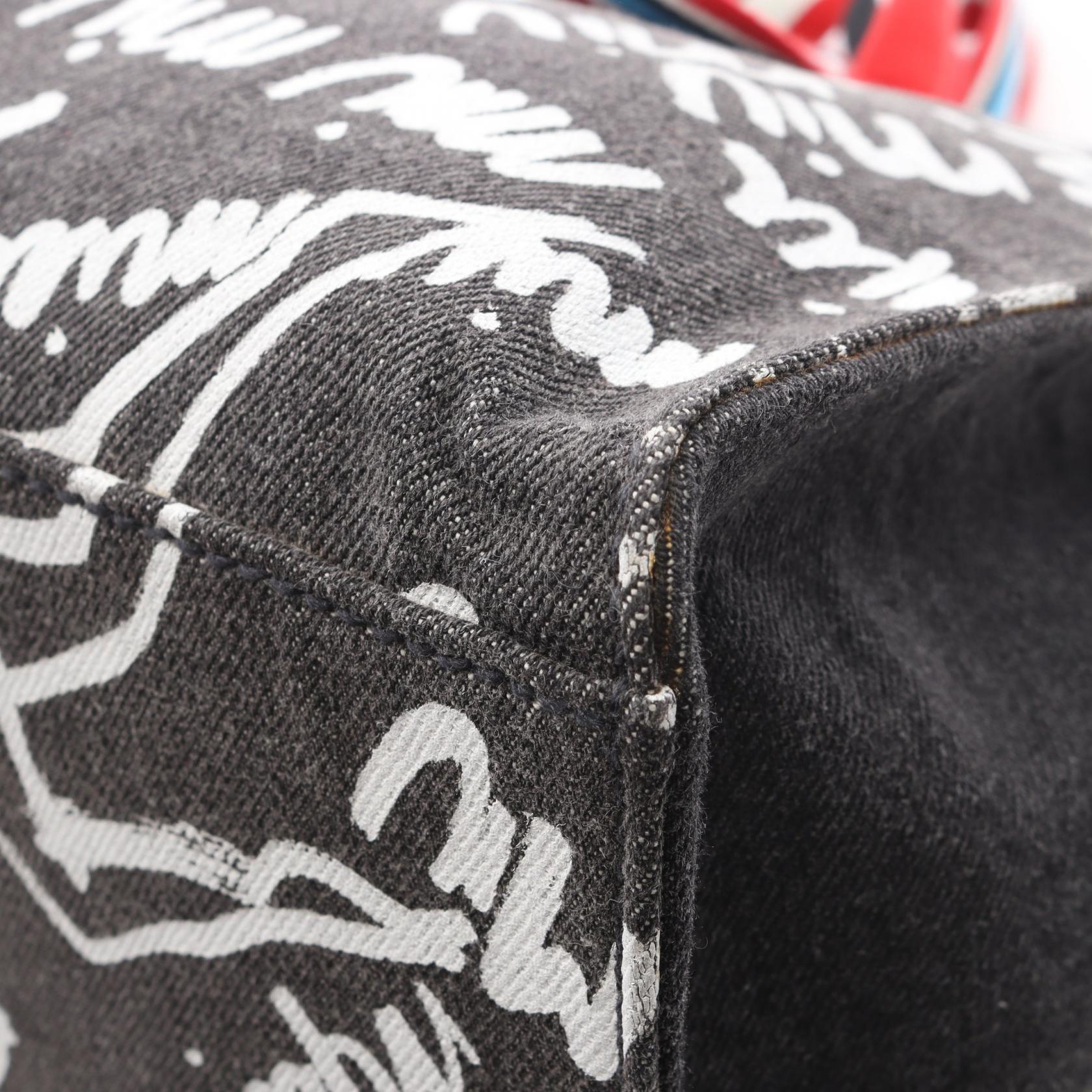 ミュウミュウ DENIM LOGO キャンバストートバッグ
