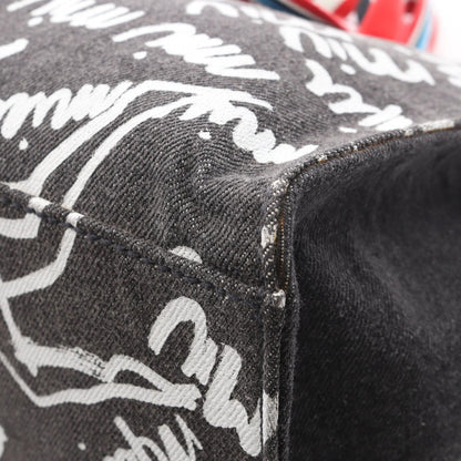 ミュウミュウ DENIM LOGO キャンバストートバッグ
