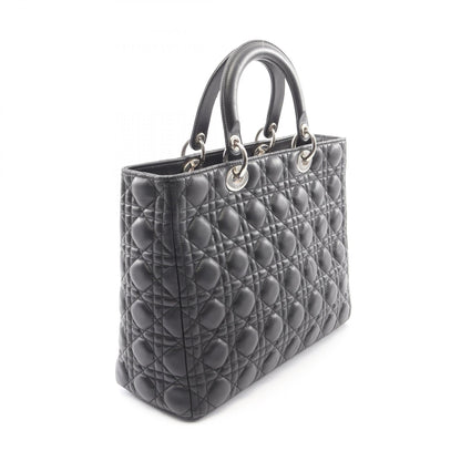 ディオール LADY DIOR レザー ハンドバッグ