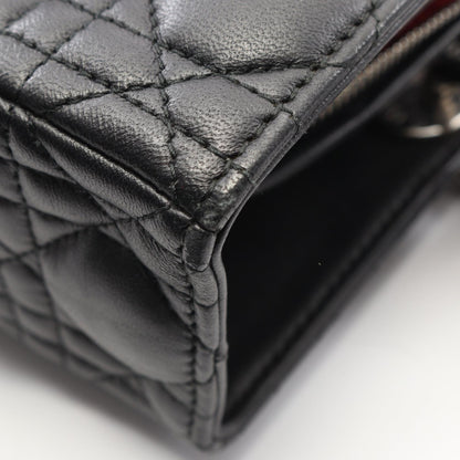 ディオール LADY DIOR レザー ハンドバッグ