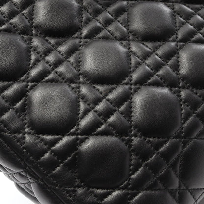 ディオール LADY DIOR レザー ハンドバッグ